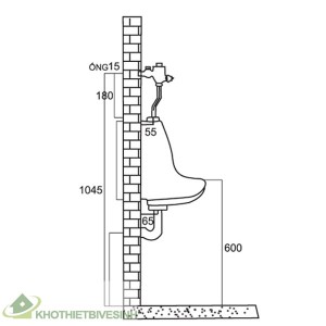 Bồn Tiểu Treo Tường Viglacera TT1