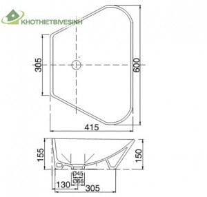 Chậu Rửa Đặt Bàn Lavabo Viglacera CD16