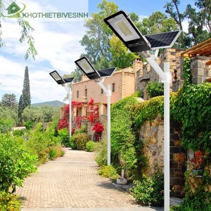 Đèn năng lượng mặt trời 100W có điều khiển từ xa