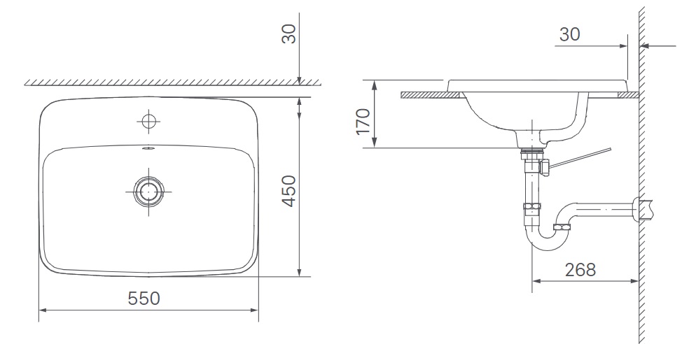 Bản vẽ chậu rửa Lavabo Inax AL-2398V