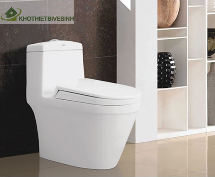 Bồn Cầu Viglacera 1 Khối V45 Xả Nhấn