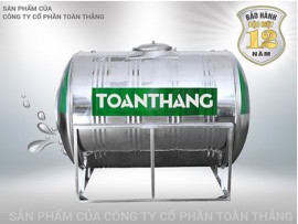 Bồn nước Inox Toàn Thắng 1000L ngang