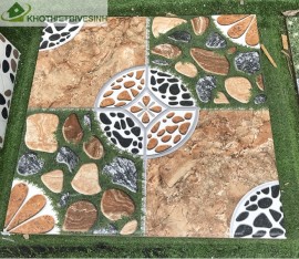 Gạch lát sân vườn Vicenra 60x60cm chất liệu ceramic