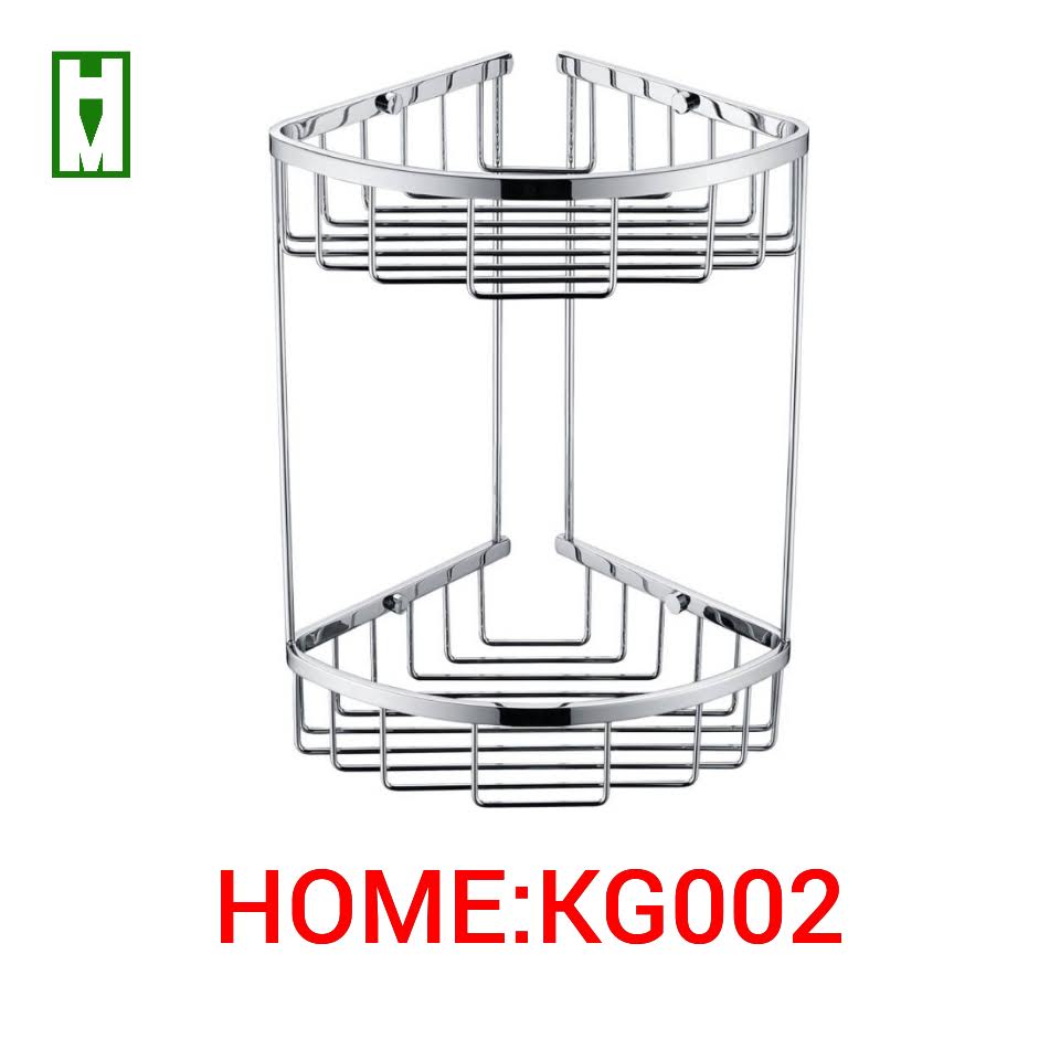 Kệ góc nan 2 tầng inox 304