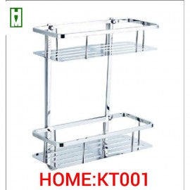 kệ thẳng 2 tầng kt-001 inox 304