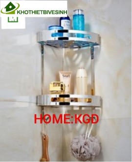 Kệ để đồ 2 tầng inox 304 HM KGD