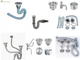 Xi phông chậu rửa bát giá rẻ